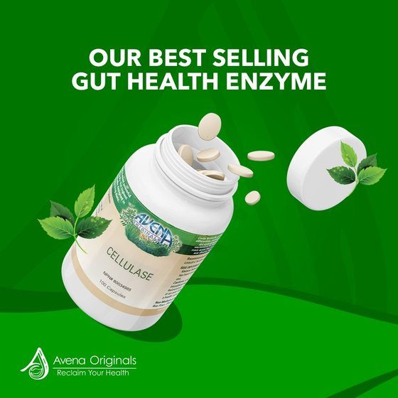 Avena Originals gut health enzyme ad