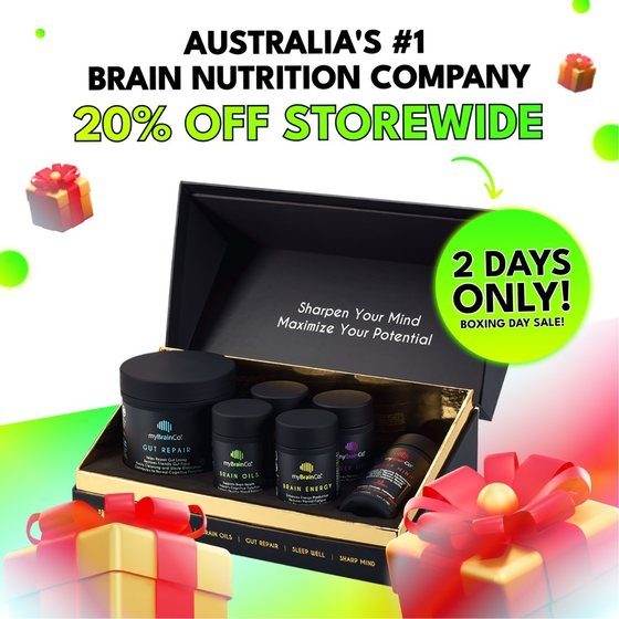 myBrainCo brain nutrition sale ad