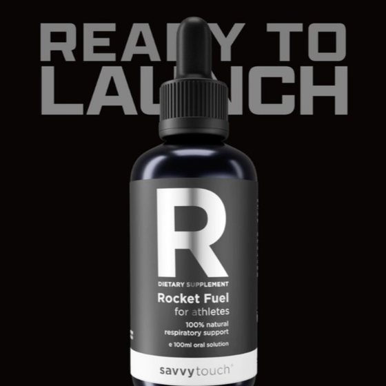 Savvy Touch Rocket Fuel sports supplement ad