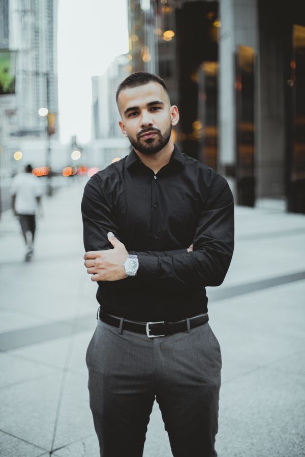 Ramin Karimi, performance marketer, in downtown Toronto